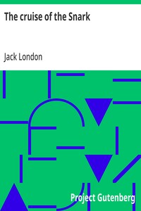 The cruise of the Snark — Jack London cover