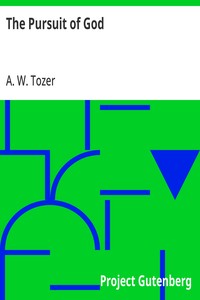 The Pursuit of God — A. W. (Aiden Wilson) Tozer cover