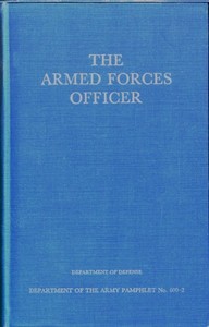 The Armed Forces Officer: Department of the Army Pamphlet 600-2 — United States. Department of Defense cover