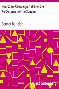 Khartoum Campaign, 1898; or the Re-Conquest of the Soudan — Bennet Burleigh cover