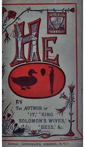 He — Andrew Lang cover
