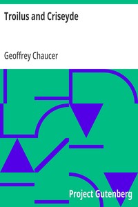 Troilus and Criseyde — Geoffrey Chaucer cover