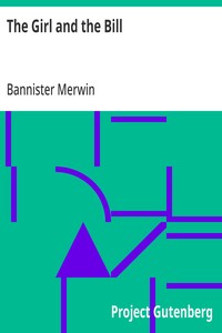 The Girl and the Bill: An American Story of Mystery, Romance and Adventure — Bannister Merwin cover