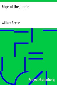 Edge of the Jungle — William Beebe cover