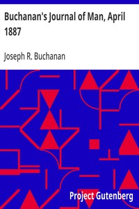 Buchanan's Journal of Man, April 1887: Volume 1, Number 3 — Anonymous cover