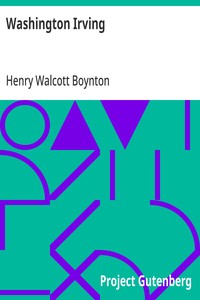 Washington Irving — Henry Walcott Boynton cover
