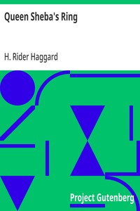 Queen Sheba's Ring — H. Rider (Henry Rider) Haggard cover