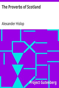 The Proverbs of Scotland — Alexander Hislop cover