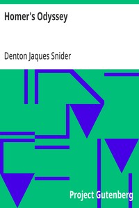 Homer's Odyssey: A Commentary — Denton Jaques Snider cover