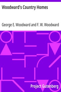 Woodward's Country Homes — George E. (George Evertson) Woodward cover
