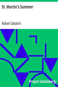 St. Martin's Summer — Rafael Sabatini cover