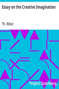 Essay on the Creative Imagination — Th. (Théodule) Ribot cover