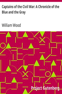 Captains of the Civil War: A Chronicle of the Blue and the Gray — William Wood cover