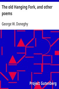 The old Hanging Fork, and other poems — George W. Doneghy cover
