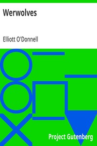 Werwolves — Elliott O'Donnell cover