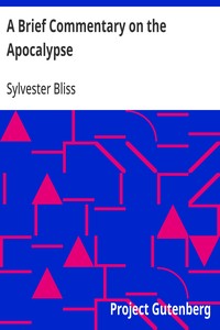 A Brief Commentary on the Apocalypse — Sylvester Bliss cover