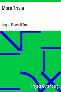 More Trivia — Logan Pearsall Smith cover