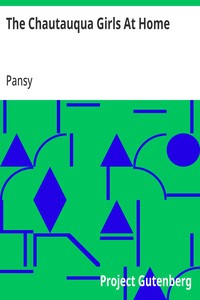 The Chautauqua Girls At Home — Pansy cover