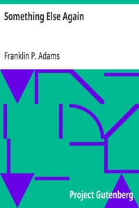Something Else Again — Franklin P. (Franklin Pierce) Adams cover