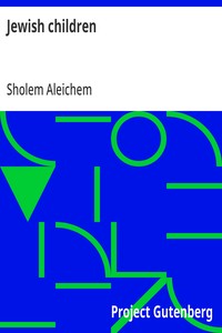 Jewish children — Sholem Aleichem cover