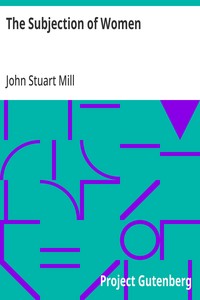 The Subjection of Women — John Stuart Mill cover