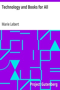 Technology and Books for All — Marie Lebert cover