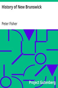 History of New Brunswick — Peter Fisher cover