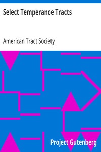 Select Temperance Tracts — American Tract Society cover
