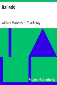 Ballads — William Makepeace Thackeray cover