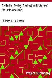 The Indian To-day: The Past and Future of the First American — Charles A. Eastman cover