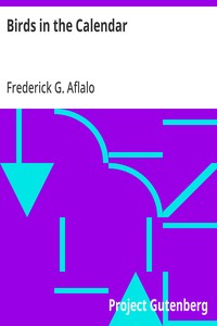 Birds in the Calendar — Frederick G. (Frederick George) Aflalo cover