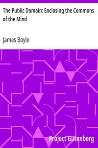 The Public Domain: Enclosing the Commons of the Mind — James Boyle cover