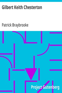Gilbert Keith Chesterton — Patrick Braybrooke cover