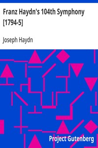 Franz Haydn's 104th Symphony [1794-5]: MIDI file — Joseph Haydn cover