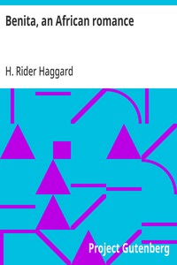 Benita, an African romance — H. Rider (Henry Rider) Haggard cover