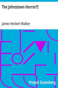 The Johnstown Horror!!!: or, Valley of Death, being A Complete and Thrilling Account; of the Awful Floods and Their Appalling Ruin — James Herbert Walker cover