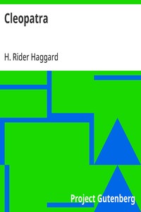 Cleopatra — H. Rider (Henry Rider) Haggard cover