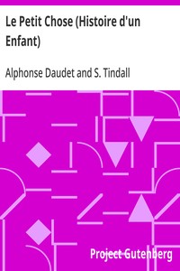 Le Petit Chose (Histoire d'un Enfant) — Alphonse Daudet cover
