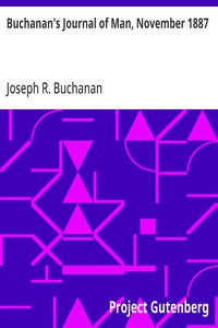Buchanan's Journal of Man, November 1887: Volume 1, Number 10 — Anonymous cover
