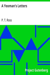 A Yeoman's Letters: Third Edition — P. T. Ross cover