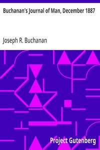 Buchanan's Journal of Man, December 1887: Volume 1, Number 11 — Anonymous cover