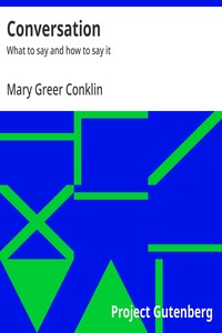 Conversation : $b What to say and how to say it — Mary Greer Conklin cover