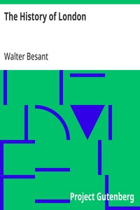 The History of London — Walter Besant cover