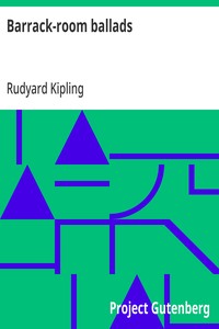 Barrack-room ballads — Rudyard Kipling cover