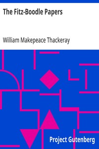 The Fitz-Boodle Papers — William Makepeace Thackeray cover