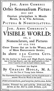 The Orbis Pictus — Johann Amos Comenius cover