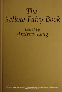 The Yellow Fairy Book — Anonymous cover