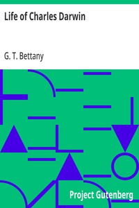 Life of Charles Darwin — G. T. (George Thomas) Bettany cover