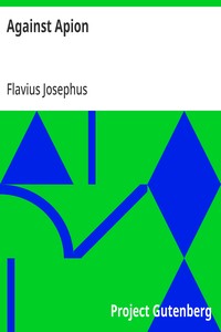 Against Apion — Flavius Josephus cover