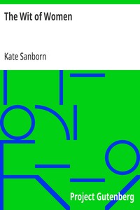 The Wit of Women: Fourth Edition — Kate Sanborn cover